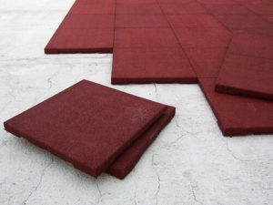 rubber tiles