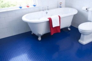 bathroom rubber flooring
