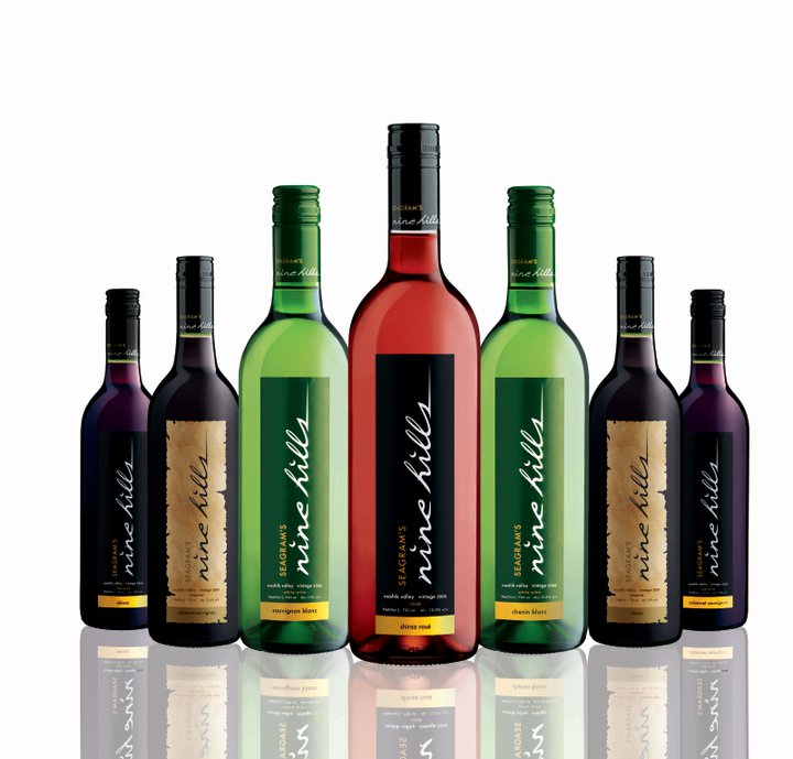 Seagram's Nine Hills Wine Brands In India