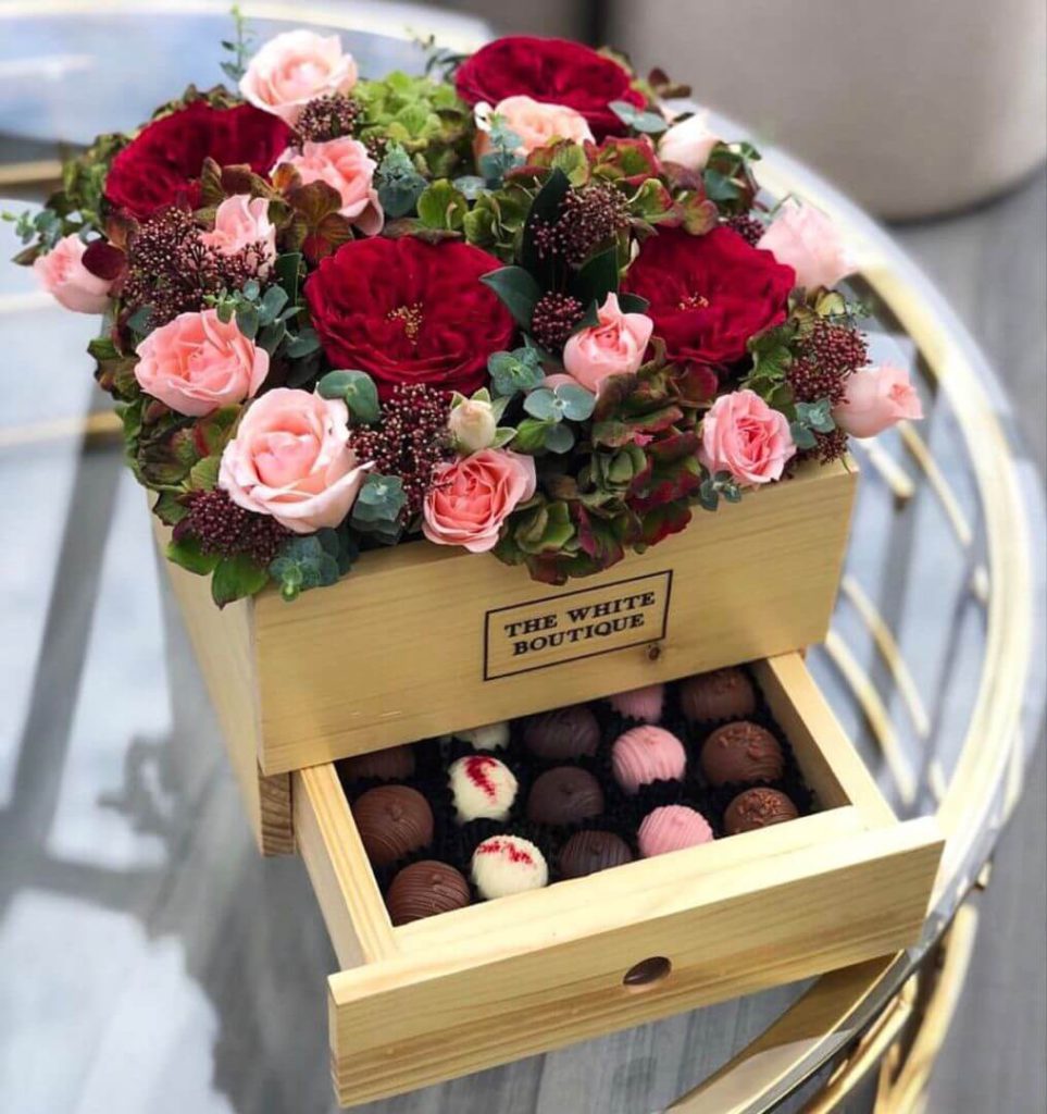 chocolate & flowers