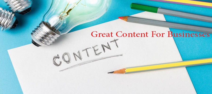 Writing Great Content For Businesses
