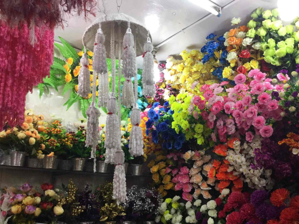 Artificial Flowers Wholesale Market in Delhi 