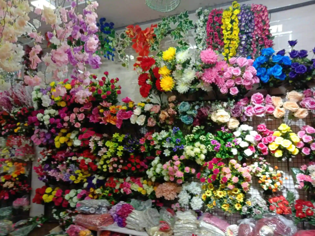 CHandni Chowk Flower Market