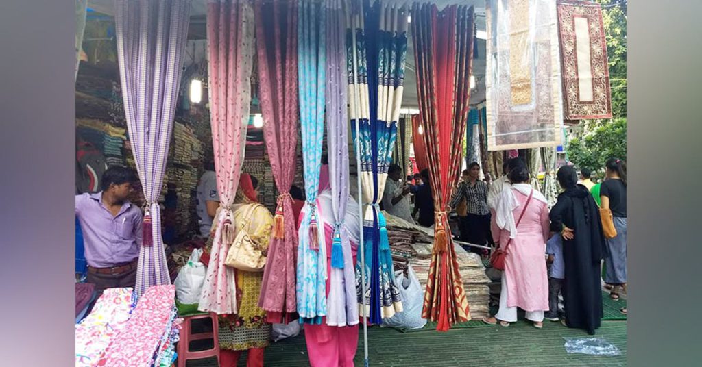 Wholesale Curtain Market in Delhi Lajpat Nagar