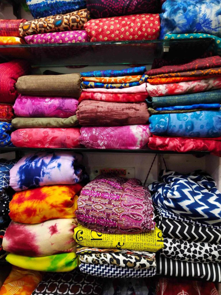 Tilak nagar fabric market