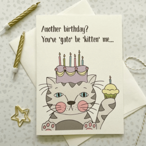 Happy Birthday Cat Pun