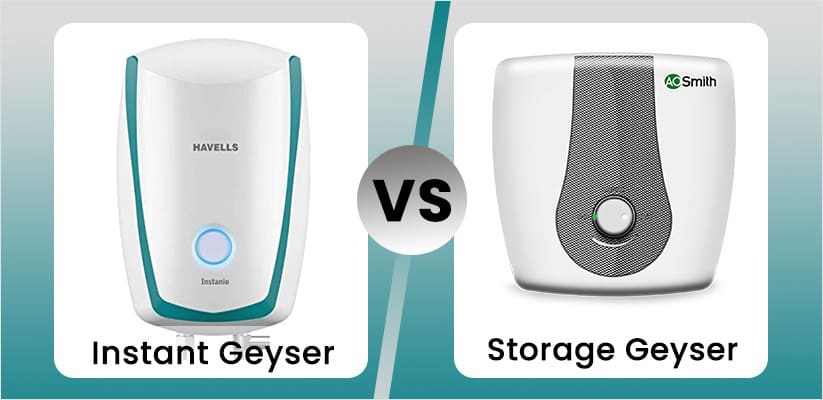 Instant vs Storage Geysers